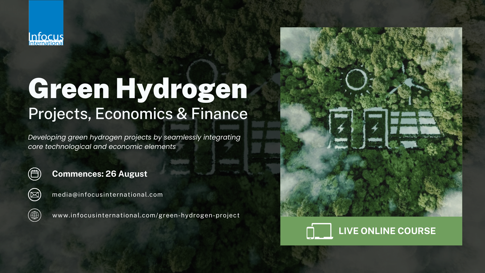 Develop Green Hydrogen Projects with Infocus International’s Online Course