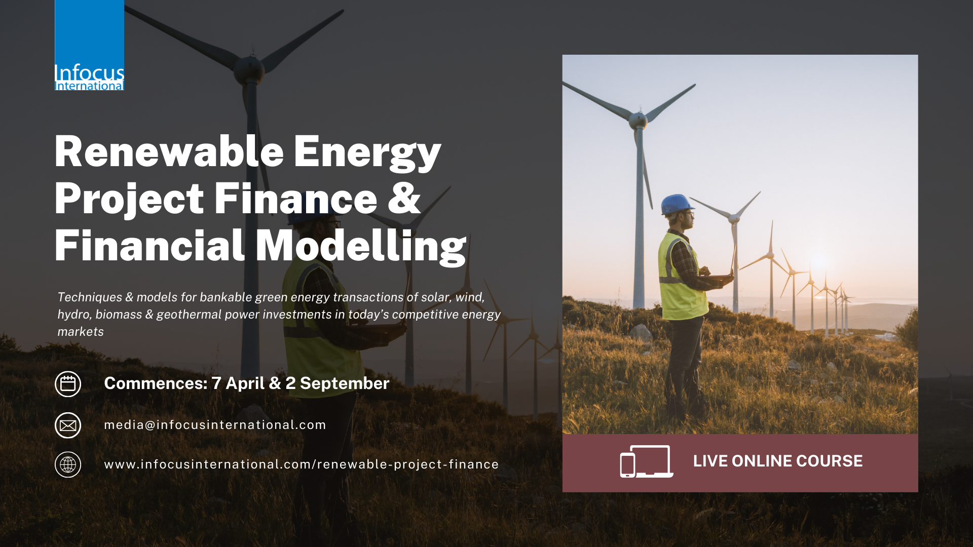 Master Renewable Energy Project Finance: 2025 Training Now Open